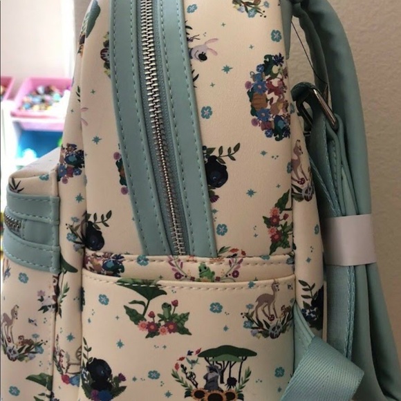 NWT loungefly Disney princess companion floral backpack - Picture 4 of 9